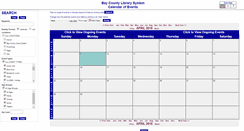 Desktop Screenshot of calendar.baycountylibrary.org